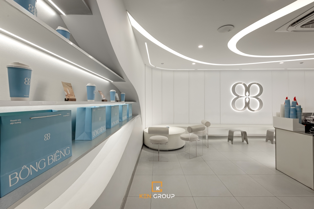 Thi công quán cafe Bông Biêng tại Đội Cấn